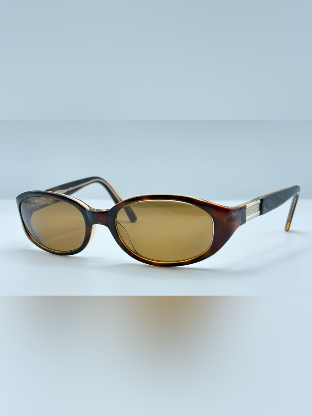 Coach S417 Brown Oval Sunglasses Frames Only - Picture 2 of 9